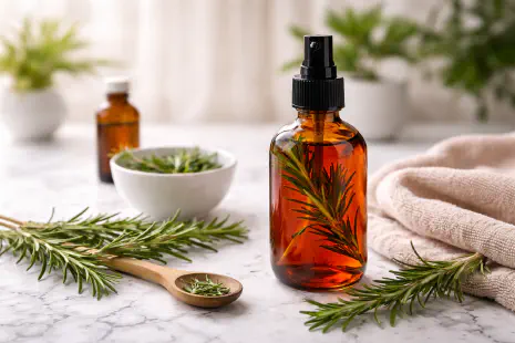 The Viral DIY Rosemary Water for Hair Growth