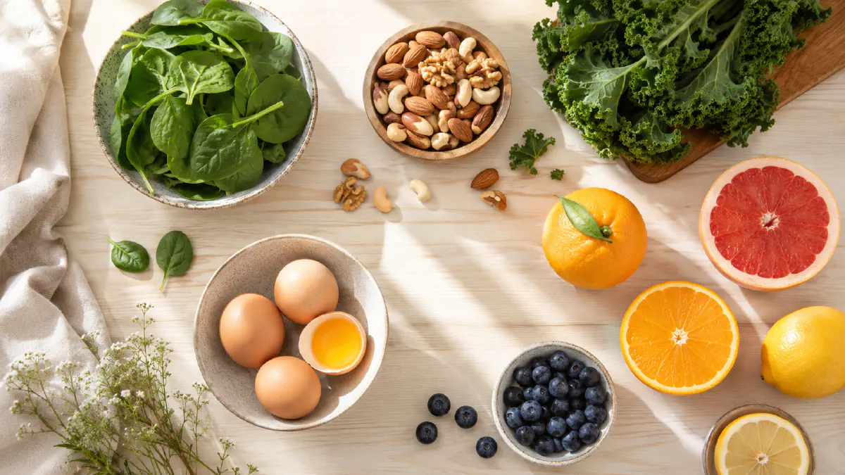Nutrient-dense foods that support hair growth