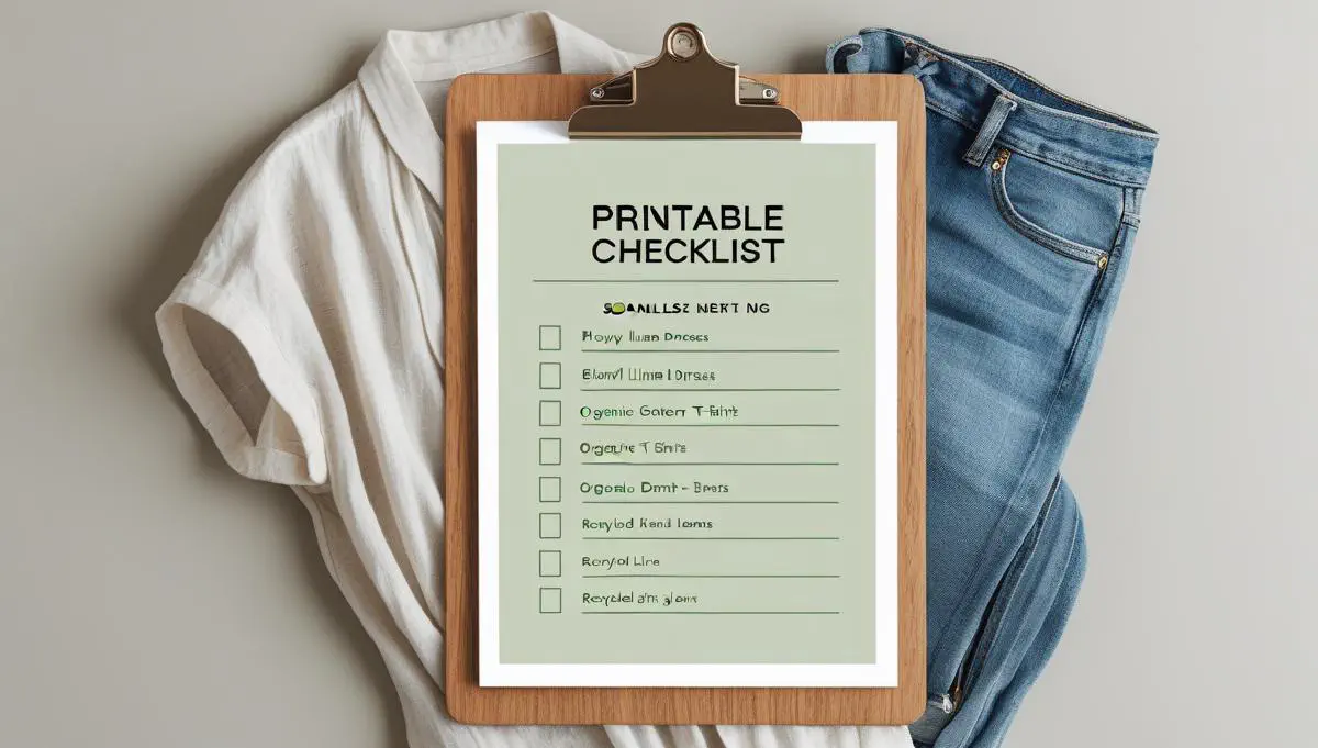 A Printable Eco-Chic Closet Checklist