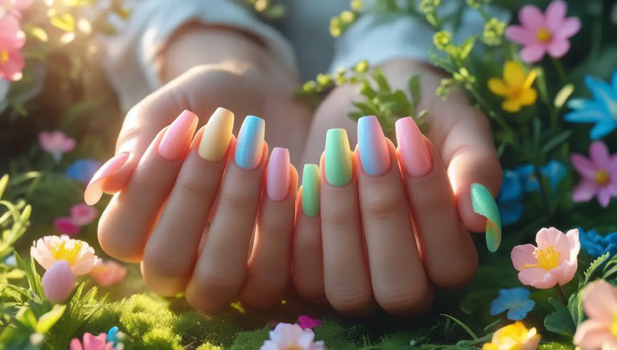 Rainbow French Tips (A Colorful Upgrade) 2025