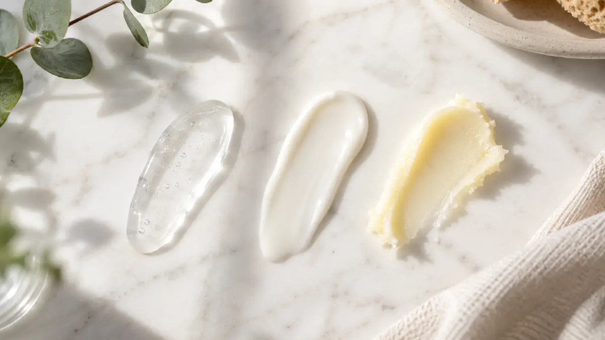 Humectant, emollient, and occlusive skincare ingredients