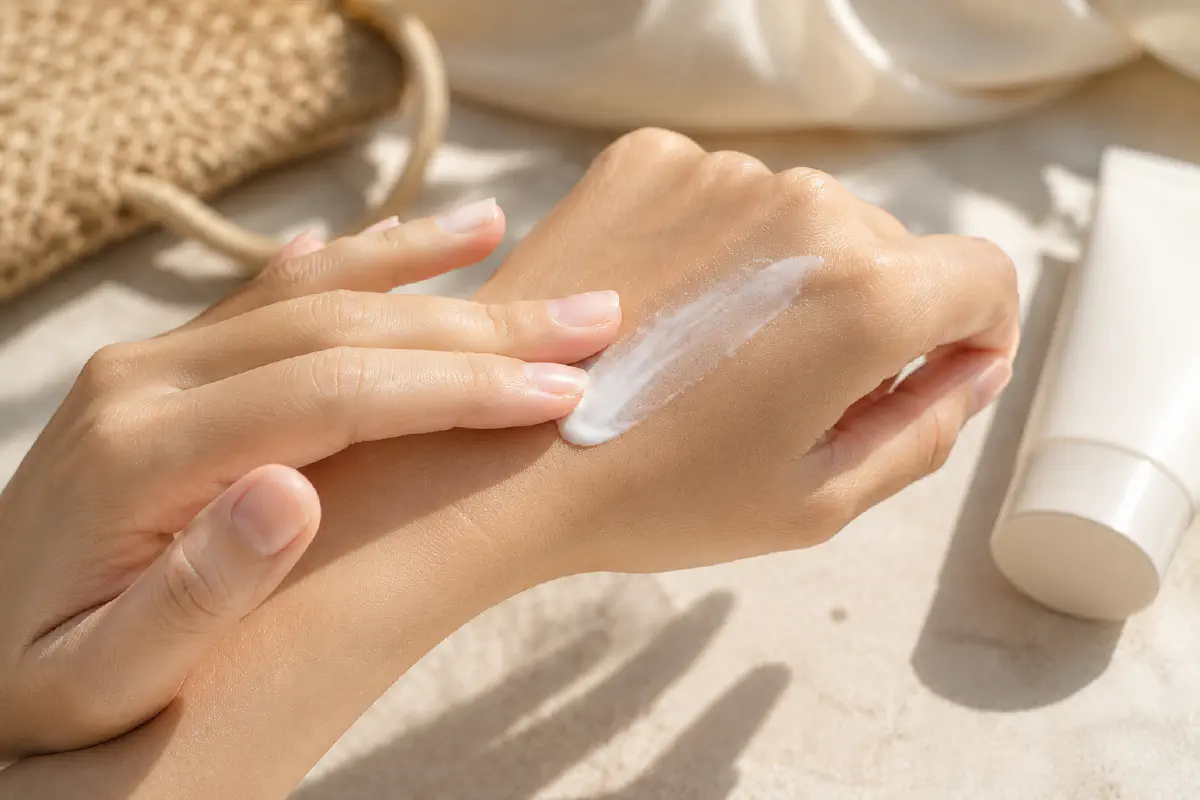Daily sunscreen application as the primary defense against sun damage