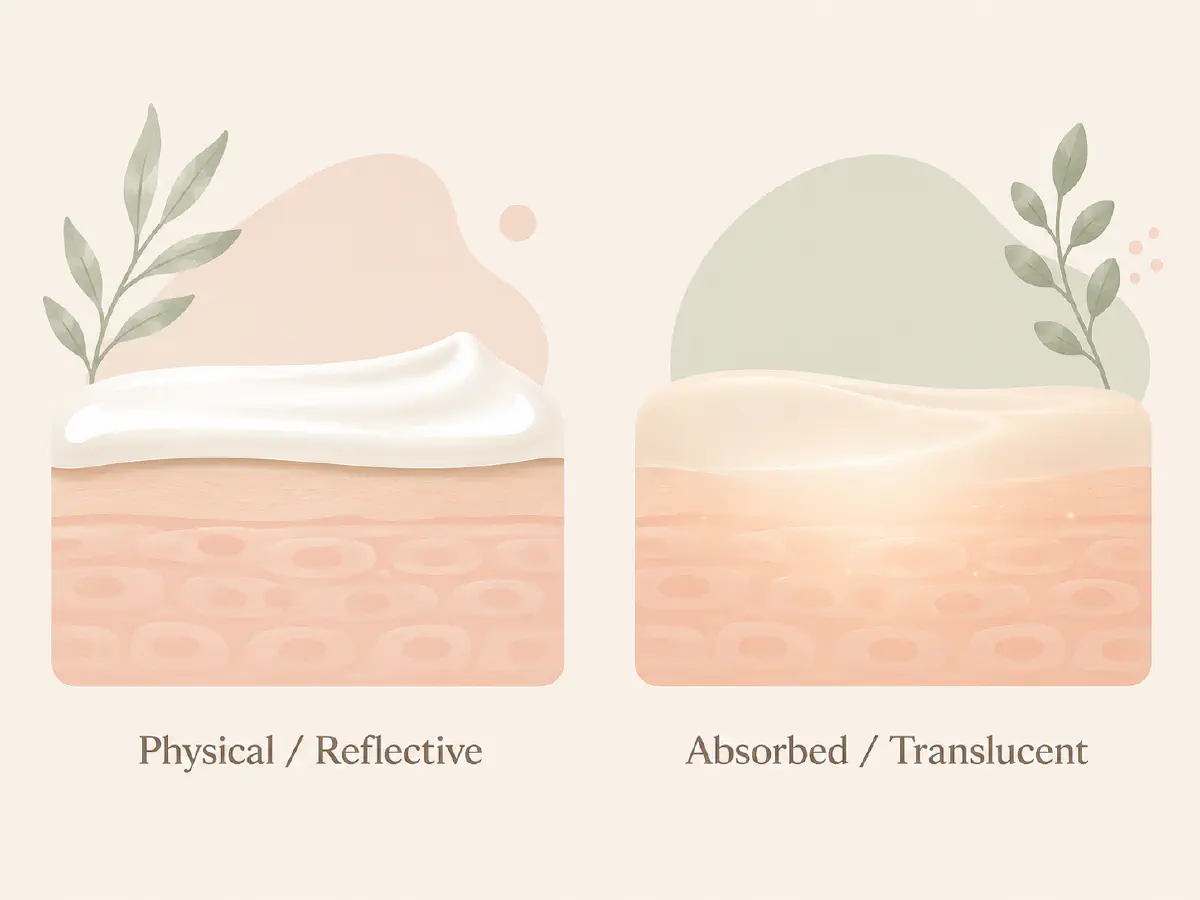 Mineral sunscreen versus chemical sunscreen formulas