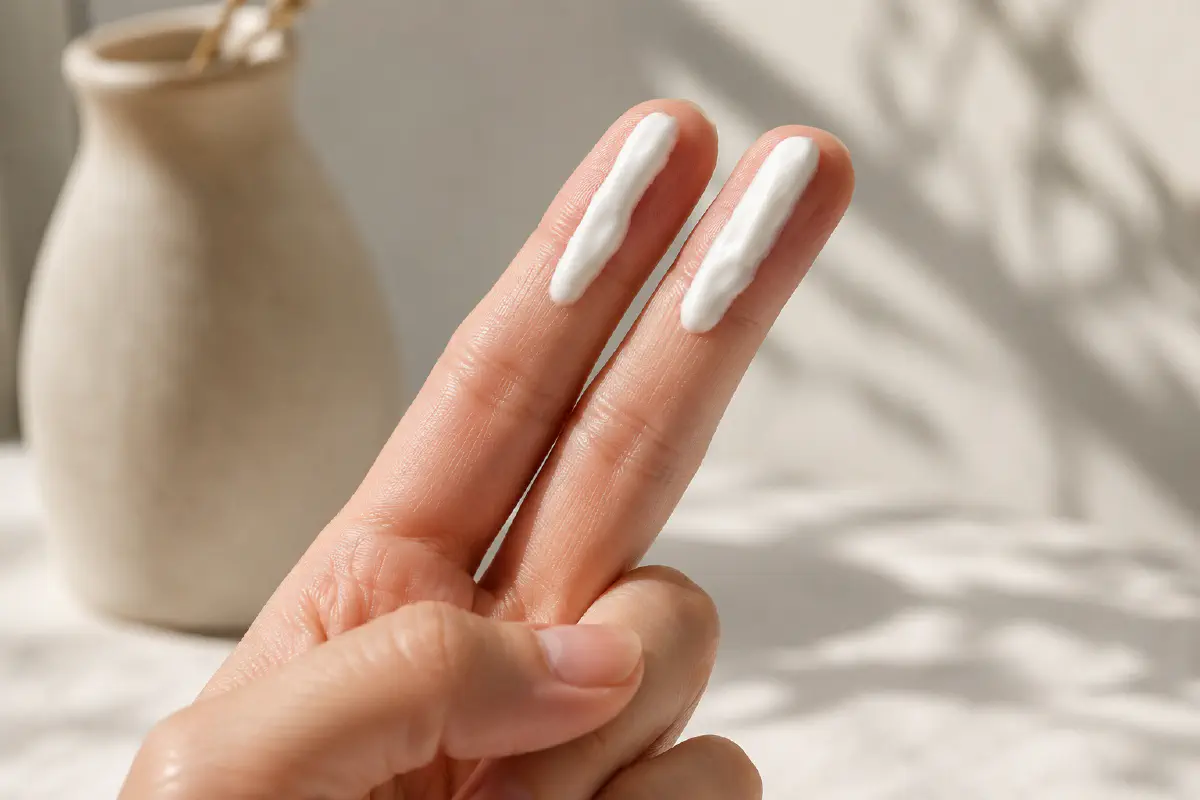 The two-finger rule for measuring sunscreen application amount