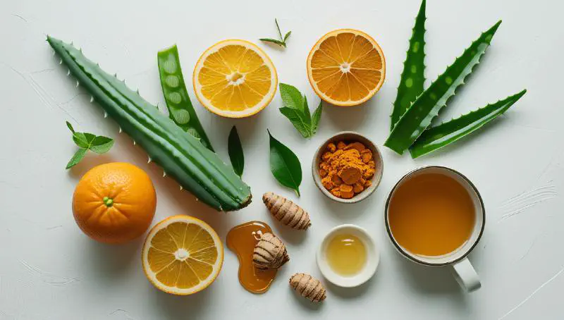 🌿 توهج متألق: 10 مكونات طبيعية تحتاجها كل بشرة ✨