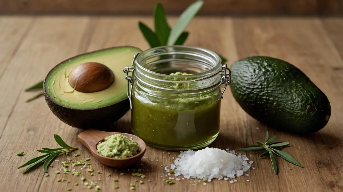 Avocado and Sugar Scrub