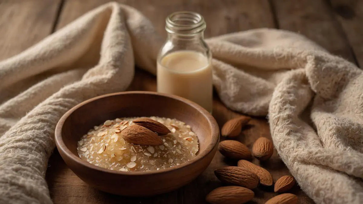 Brown Sugar and Almond Milk Scrub