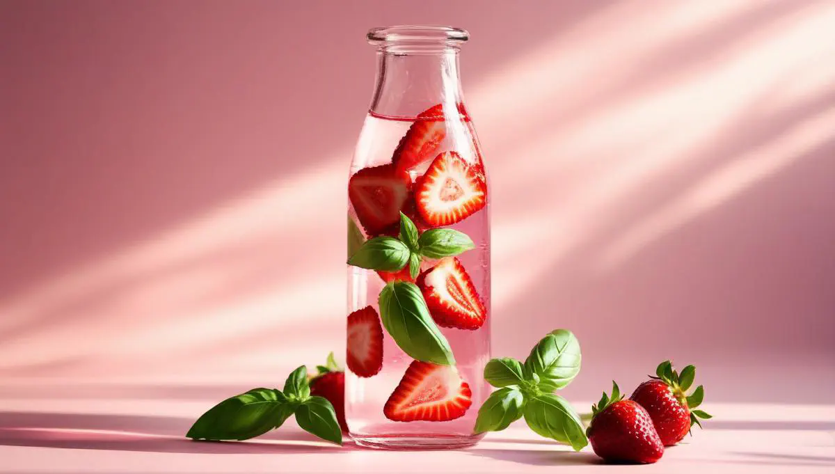 Strawberry Basil Glow Water